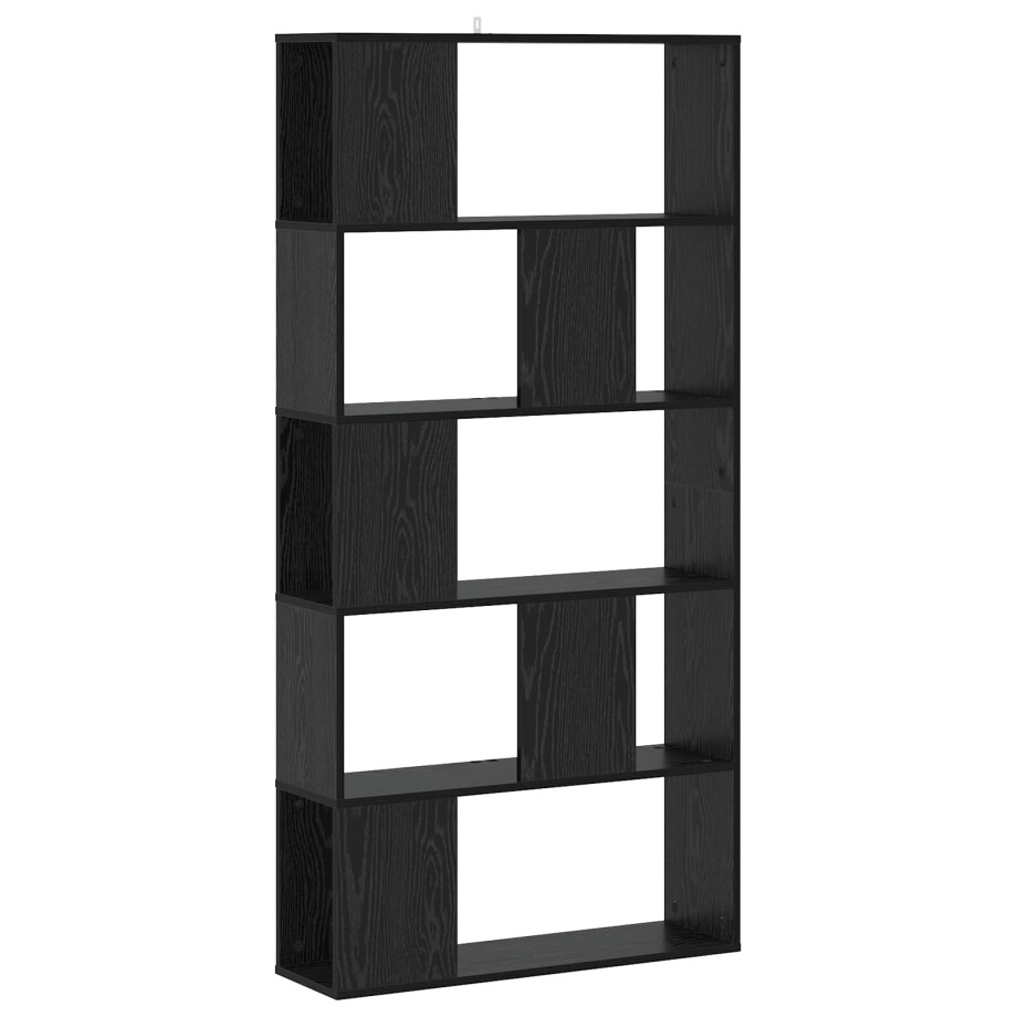 vidaXL Boekenkast Zwart eiken 80,5 x 23,5 x 162,5 cm PB vidaXL Boekenkast Zwart eiken 80,5 x 23,5 x 162,5 cm PB afbeelding 1