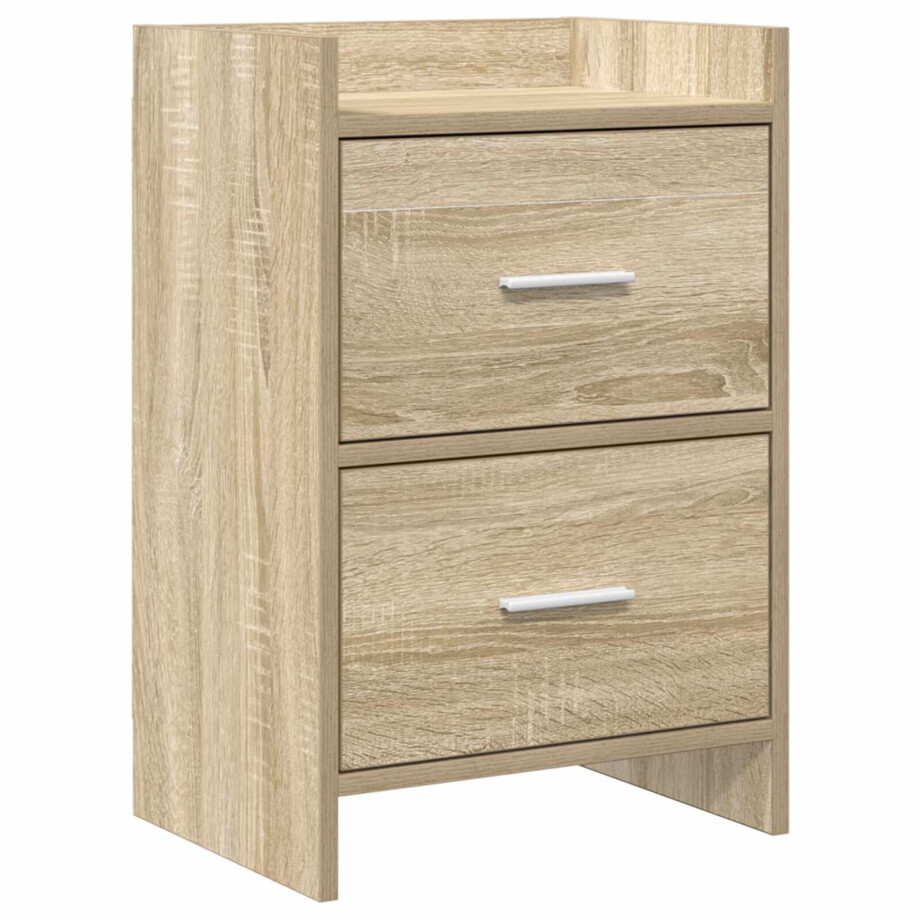 vidaXL Nachtkastjes Sonoma Eiken 40 x 30 x 60 cm Bewerkt hout vidaXL Nachtkastjes Sonoma Eiken 40 x 30 x 60 cm Bewerkt hout afbeelding 1