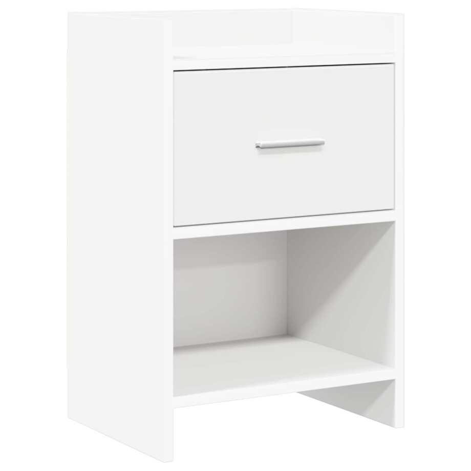 vidaXL Nachtkastjes Wit 40 x 30 x 60 cm Bewerkt hout afbeelding 1