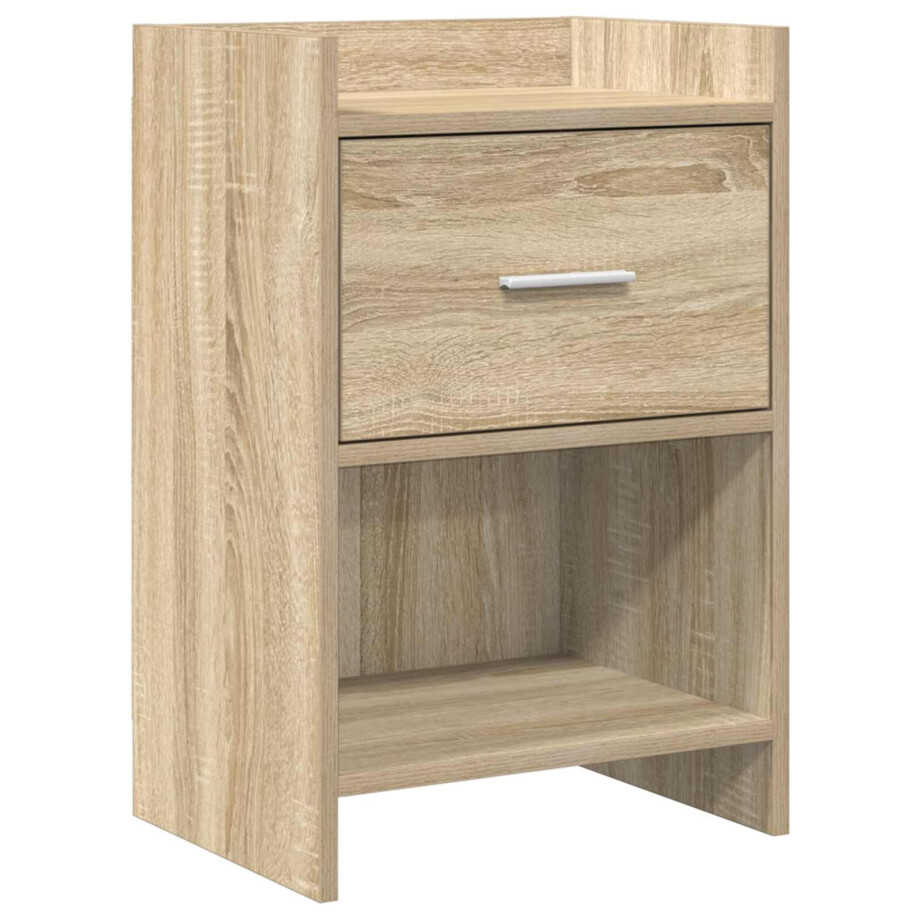 vidaXL Nachtkastjes Sonoma Eiken 40 x 30 x 60 cm Bewerkt hout afbeelding 1