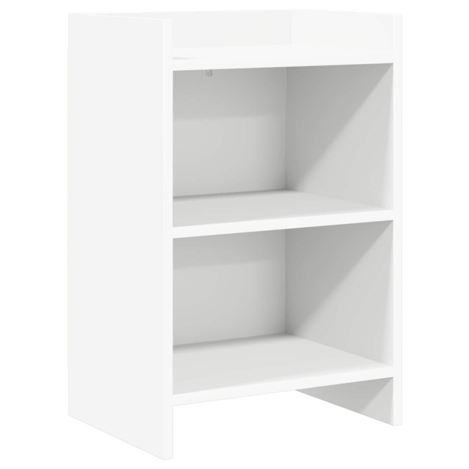 vidaXL Nachtkastjes Wit 40 x 30 x 60 cm Bewerkt hout afbeelding 1