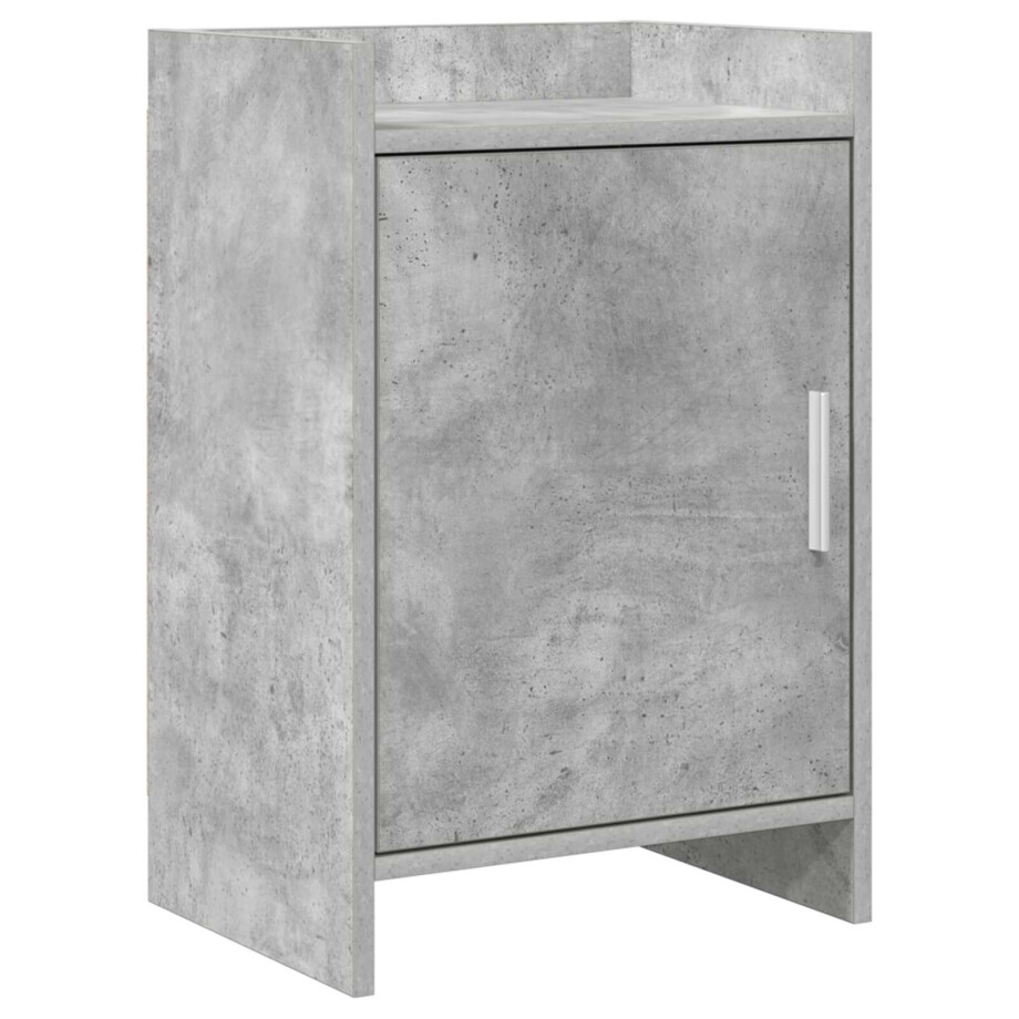 vidaXL Nachtkastjes Betongrijs 40 x 30 x 60 cm Bewerkt hout afbeelding 1