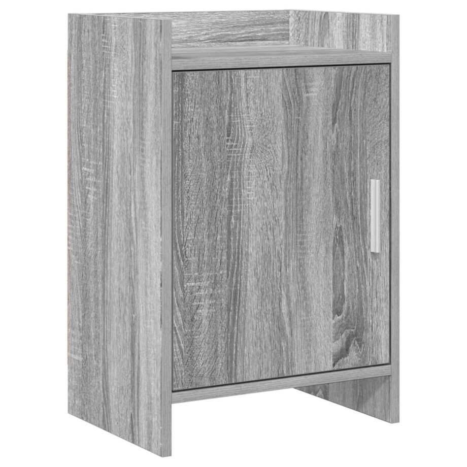 vidaXL Nachtkastjes Grijs Sonoma 40 x 30 x 60 cm Bewerkt hout afbeelding 1