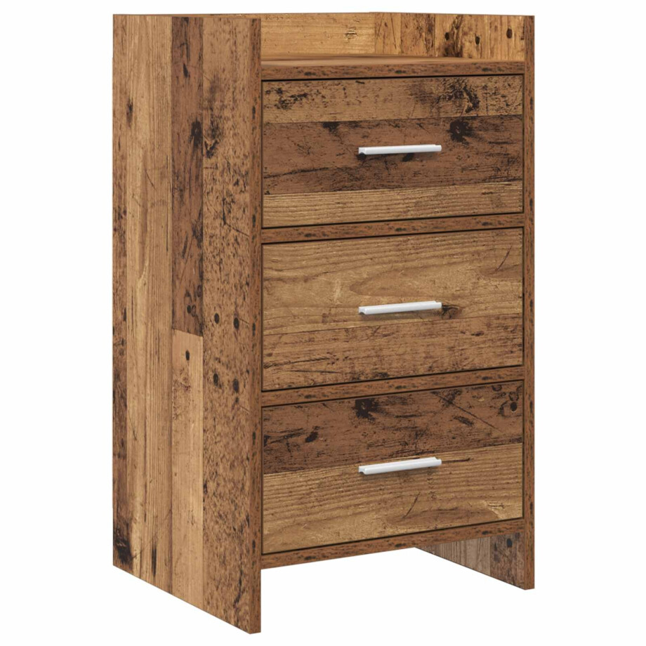 vidaXL Nachtkastjes Oud hout 40 x 36 x 70 cm Bewerkt hout vidaXL Nachtkastjes Oud hout 40 x 36 x 70 cm Bewerkt hout afbeelding 1