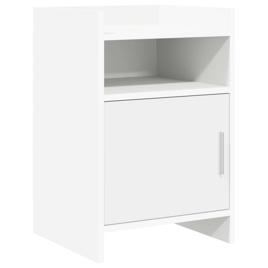 vidaXL Nachtkastjes Wit 40 x 36 x 60 cm Bewerkt hout afbeelding 1