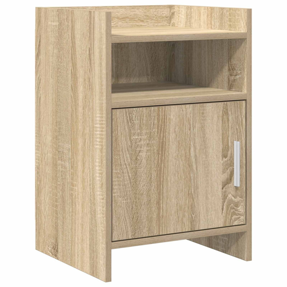 vidaXL Nachtkastjes Sonoma Eiken 40 x 36 x 60 cm Bewerkt hout vidaXL Nachtkastjes Sonoma Eiken 40 x 36 x 60 cm Bewerkt hout afbeelding 1