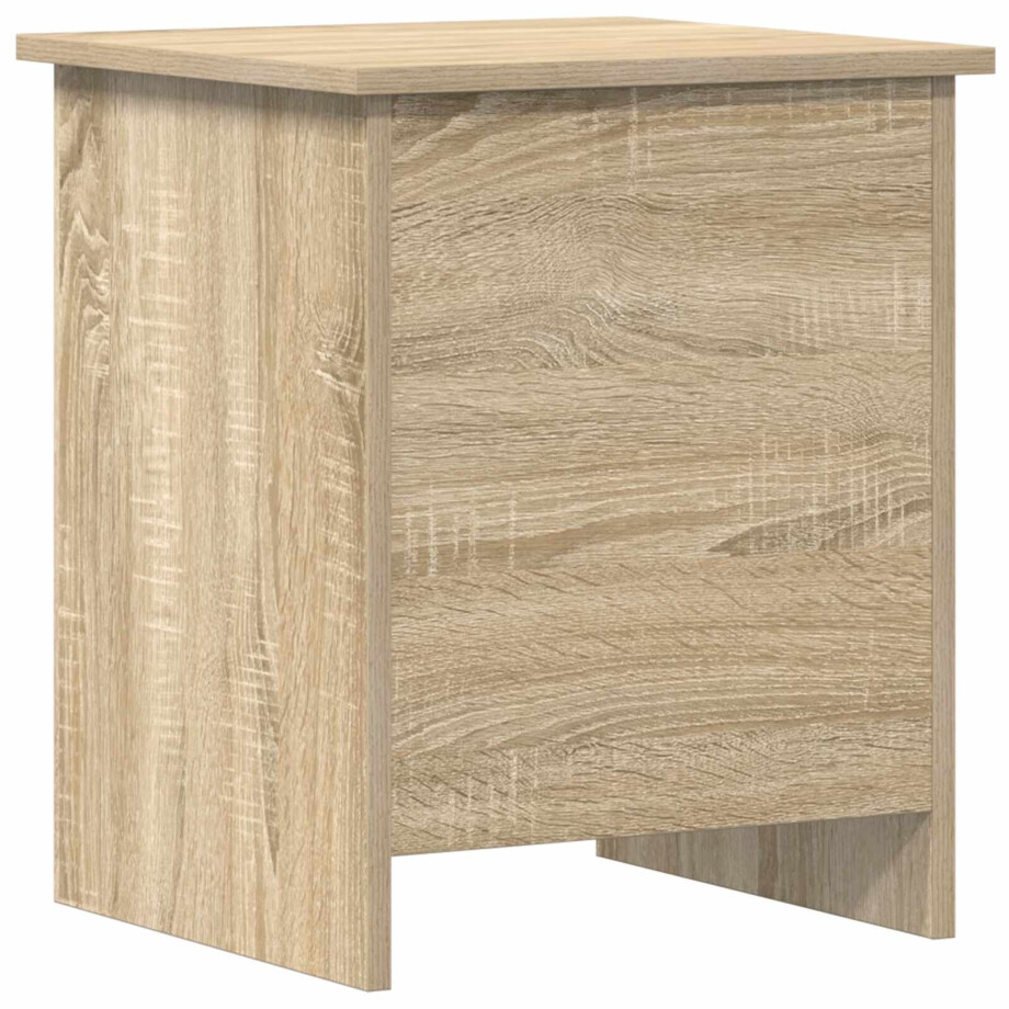vidaXL Opbergkist met opslag Sonoma Eiken 40 x 40 x 50 cm Bewerkt hout afbeelding 1