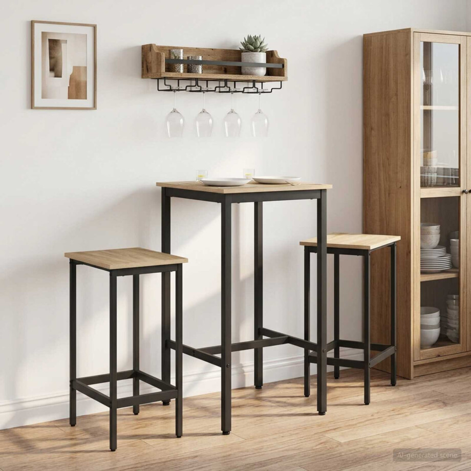 vidaXL Bartafel 52 x 52 x 110 cm Bewerkt hout Sonoma Eiken Rechthoekig vidaXL Bartafel 52 x 52 x 110 cm Bewerkt hout Sonoma Eiken Rechthoekig afbeelding 1