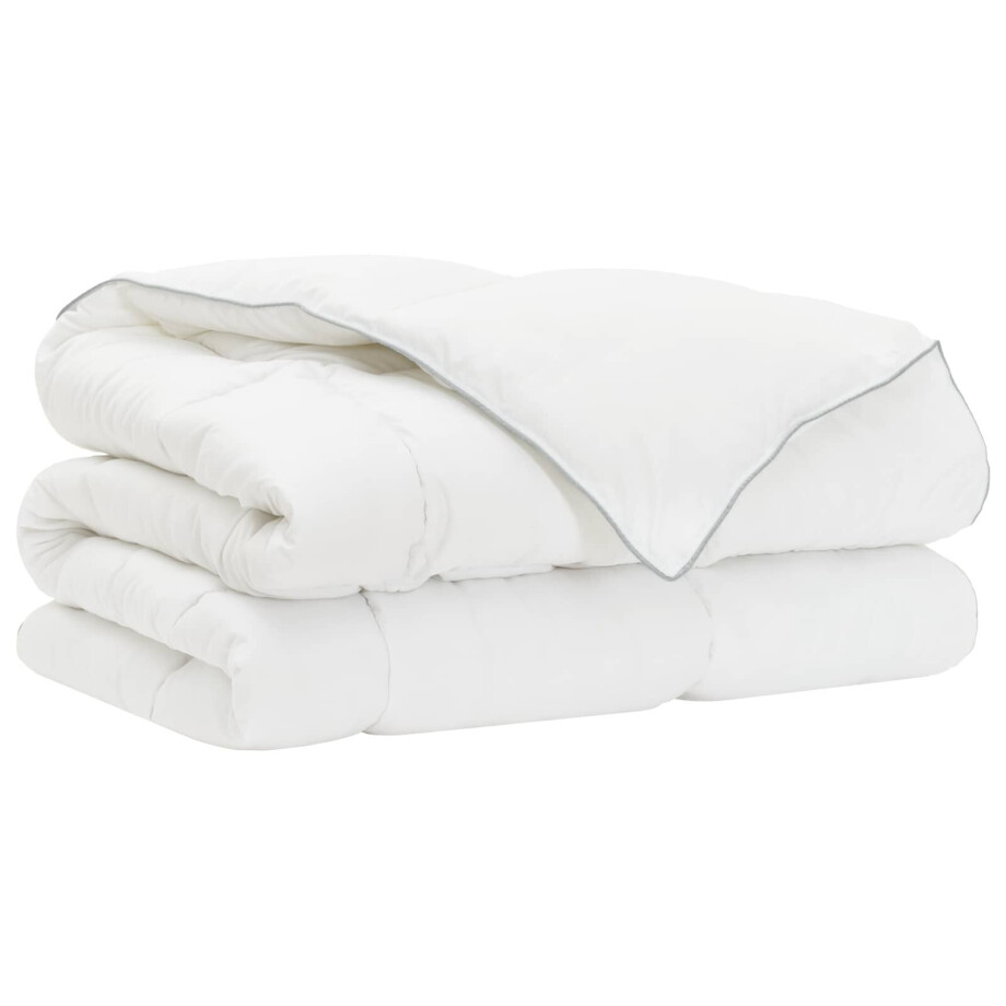 vidaXL Vol jaar dekbed Wit 155 x 220 cm Bamboevezel vidaXL Vol jaar dekbed Wit 155 x 220 cm Bamboevezel afbeelding 1