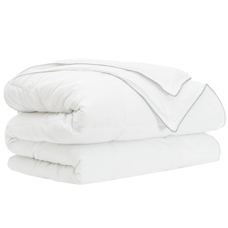 vidaXL Vol jaar dekbed Wit 200 x 240 cm Bamboevezel vidaXL Vol jaar dekbed Wit 200 x 240 cm Bamboevezel afbeelding 1
