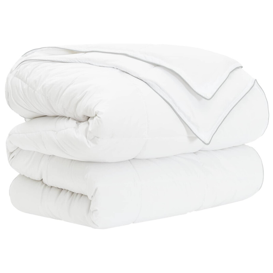 vidaXL Vol jaar dekbed Wit 155 x 220 cm Bamboevezel vidaXL Vol jaar dekbed Wit 155 x 220 cm Bamboevezel afbeelding 1