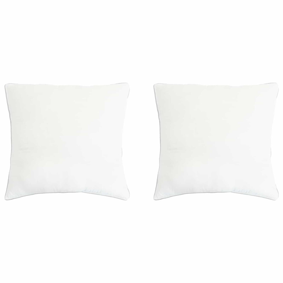 vidaXL Hoofdkussen 2 st 60 x 60 cm Bamboevezel Wit vidaXL Hoofdkussen 2 st 60 x 60 cm Bamboevezel Wit afbeelding 1