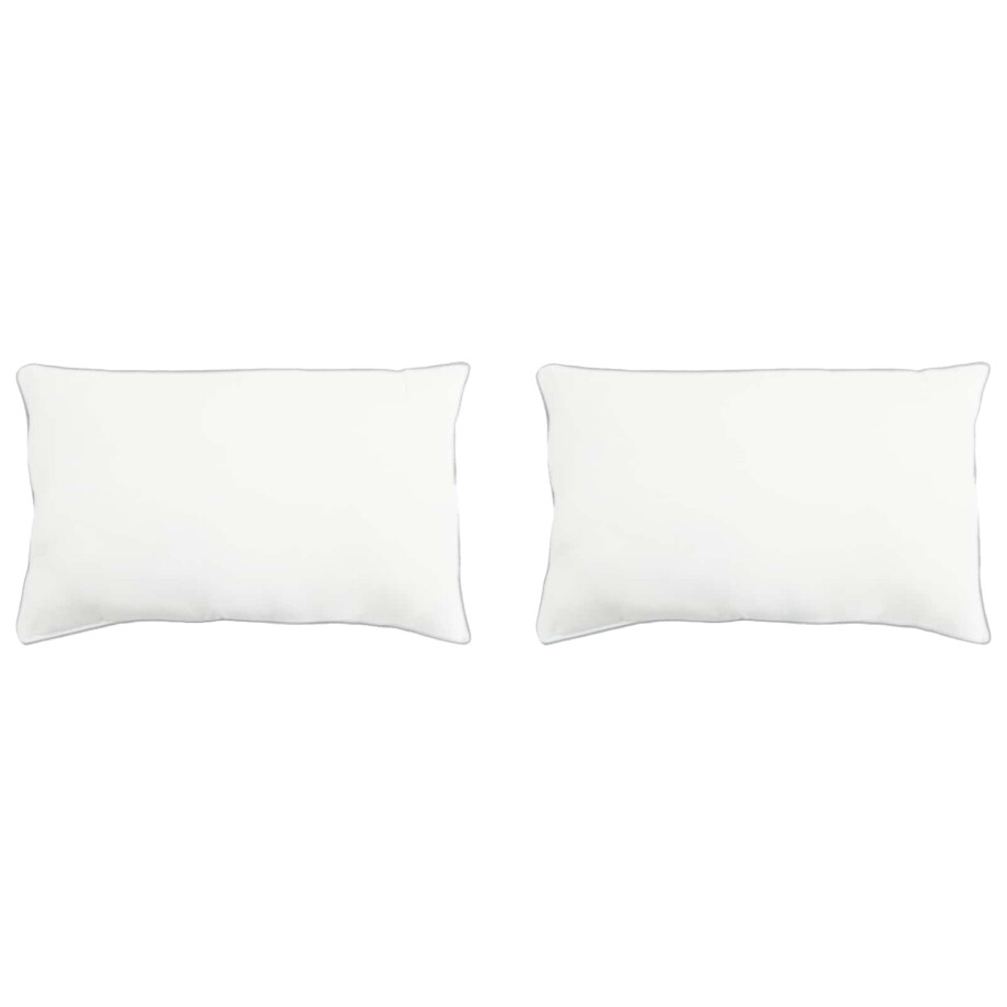 vidaXL Hoofdkussen 2 st 60 x 80 cm Bamboevezel Wit vidaXL Hoofdkussen 2 st 60 x 80 cm Bamboevezel Wit afbeelding 1