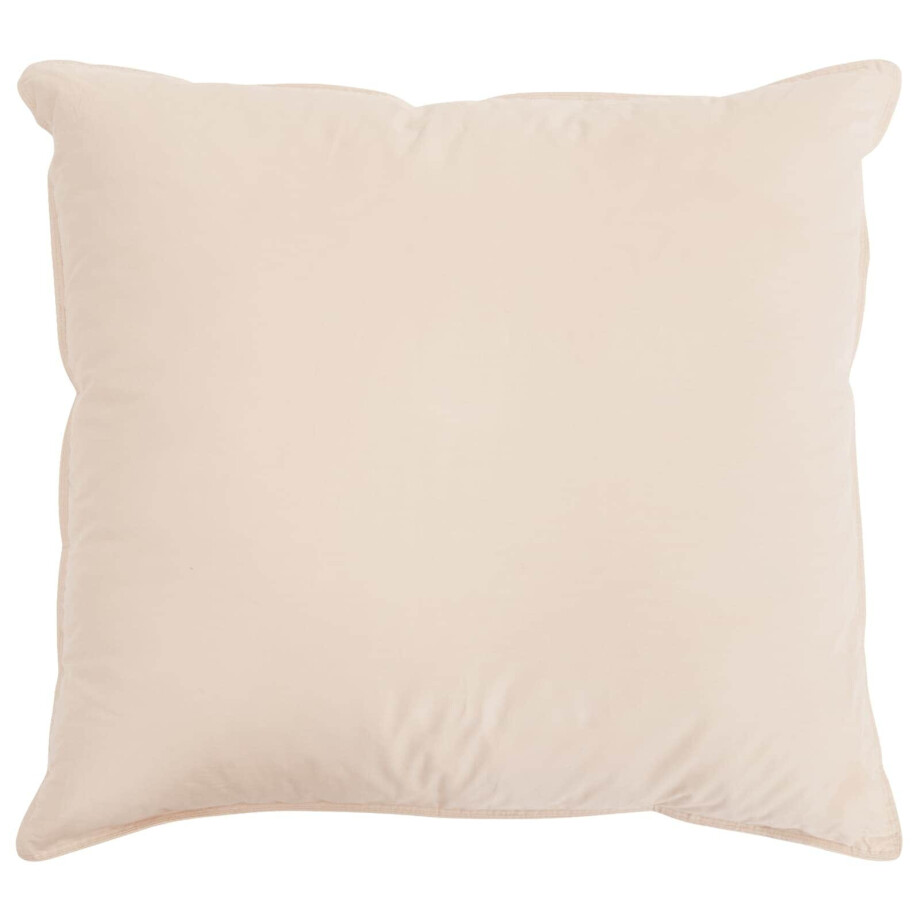 vidaXL Hoofdkussen Beige 80 x 80 cm Kapokvezel afbeelding 1