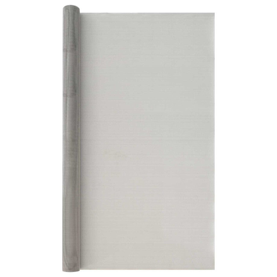 vidaXL Gaas Scherm 120 x 2000 cm 30 Mesh RVS 201 Zilverkleurig vidaXL Gaas Scherm 120 x 2000 cm 30 Mesh RVS 201 Zilverkleurig afbeelding 1