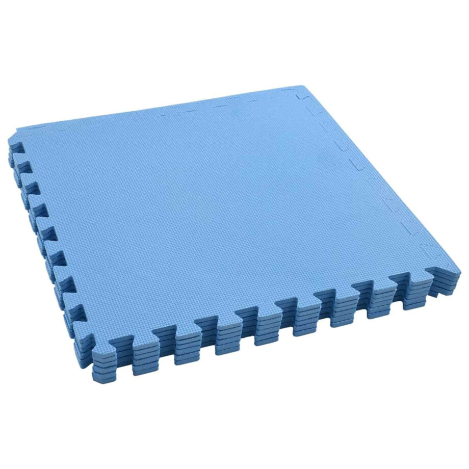 vidaXL Zwembad Grondmat 6 pcs Blauw 2,16 ㎡ EVA Schuim afbeelding 1