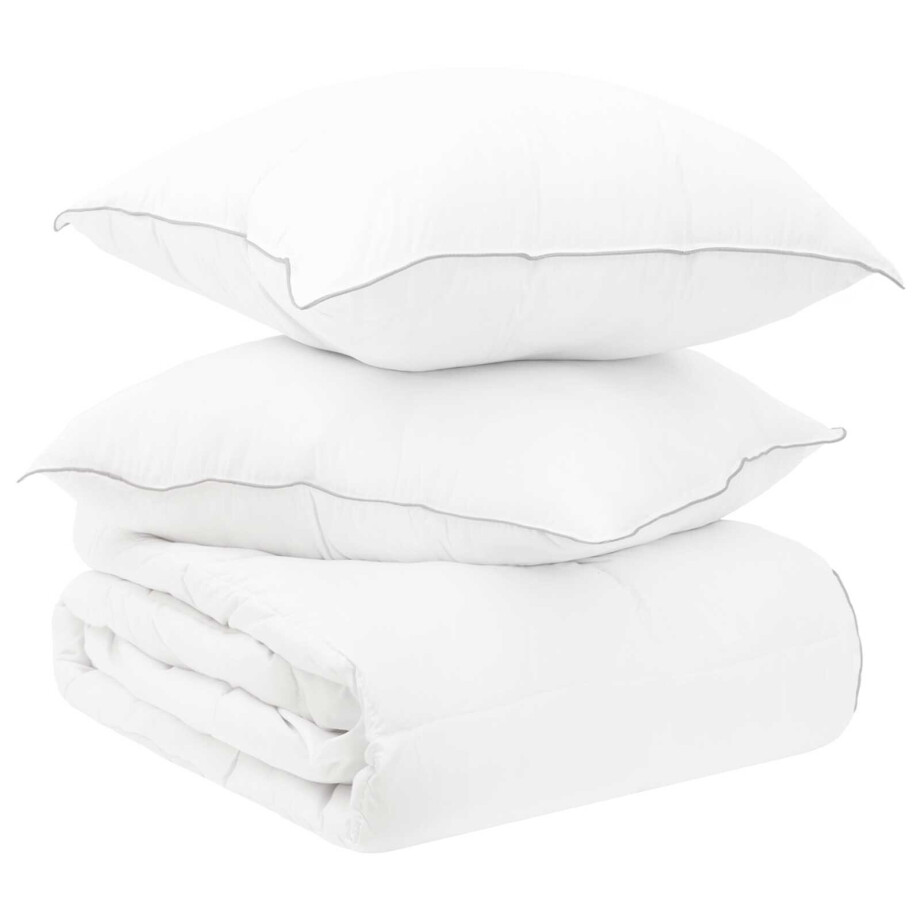 vidaXL Dekbed en Hoofdkussen Set 3 st 135 x 220 cm Winter 1200 g/stuk vidaXL Dekbed en Hoofdkussen Set 3 st 135 x 220 cm Winter 1200 g/stuk afbeelding 1