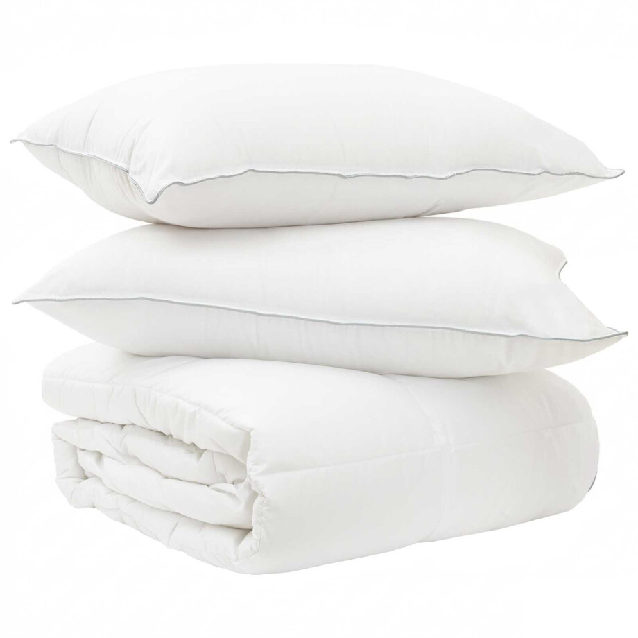 vidaXL Dekbed en Hoofdkussen Set 3 st 260 x 220 cm Winter 1320 g/stuk afbeelding 1