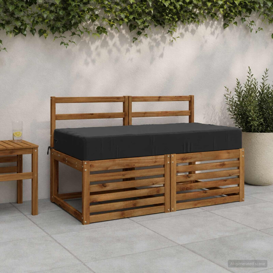 vidaXL Zitkussen SOEST 100% Polyester Antraciet 120 x 80 x 15 cm vidaXL Zitkussen SOEST 100% Polyester Antraciet 120 x 80 x 15 cm afbeelding 1