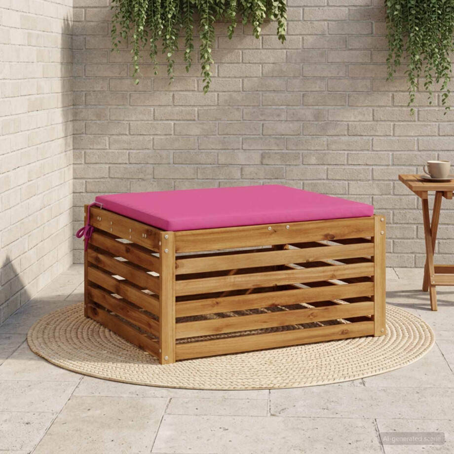 vidaXL 1-Piece Zitkussen SOEST 100% Polyester Roze 60 x 60 x 3 cm vidaXL 1-Piece Zitkussen SOEST 100% Polyester Roze 60 x 60 x 3 cm afbeelding 1