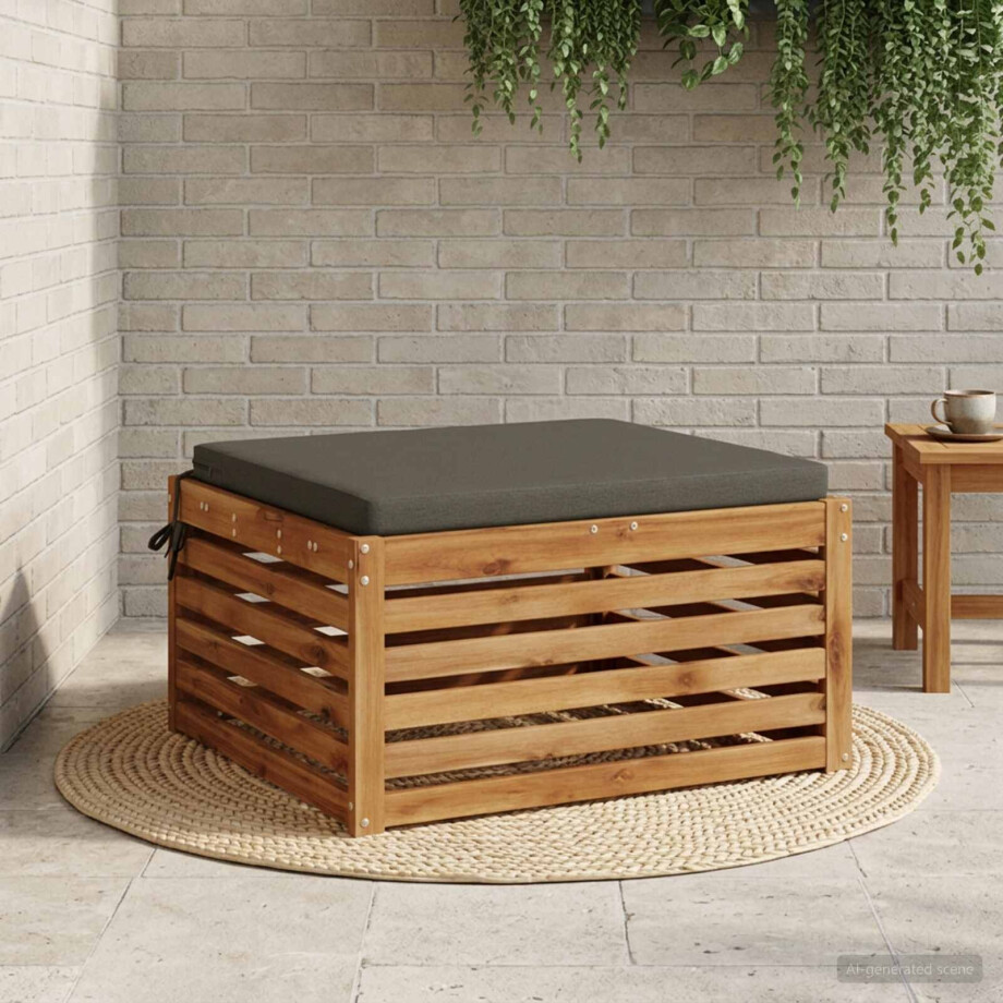 vidaXL 1-Piece Zitkussen SOEST 100% Polyester Antraciet 80 x 80 x 5 cm vidaXL 1-Piece Zitkussen SOEST 100% Polyester Antraciet 80 x 80 x 5 cm afbeelding 1