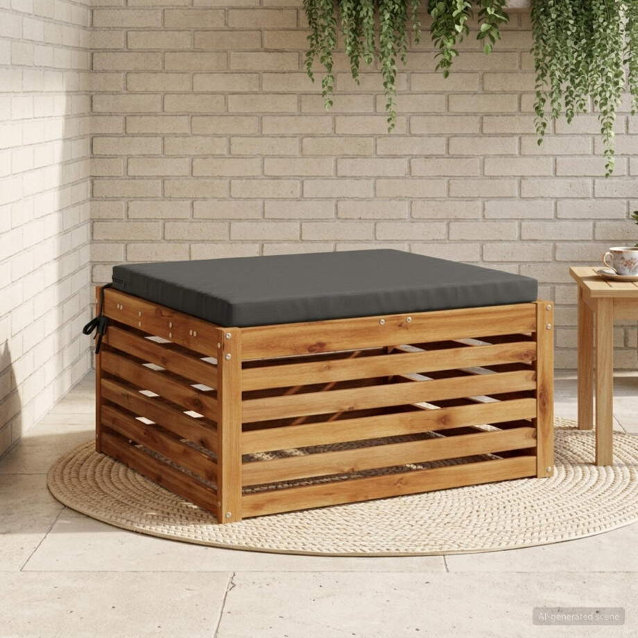 vidaXL 1-Piece Zitkussen SOEST 100% Polyester Antraciet 80 x 80 x 5 cm vidaXL 1-Piece Zitkussen SOEST 100% Polyester Antraciet 80 x 80 x 5 cm afbeelding 1