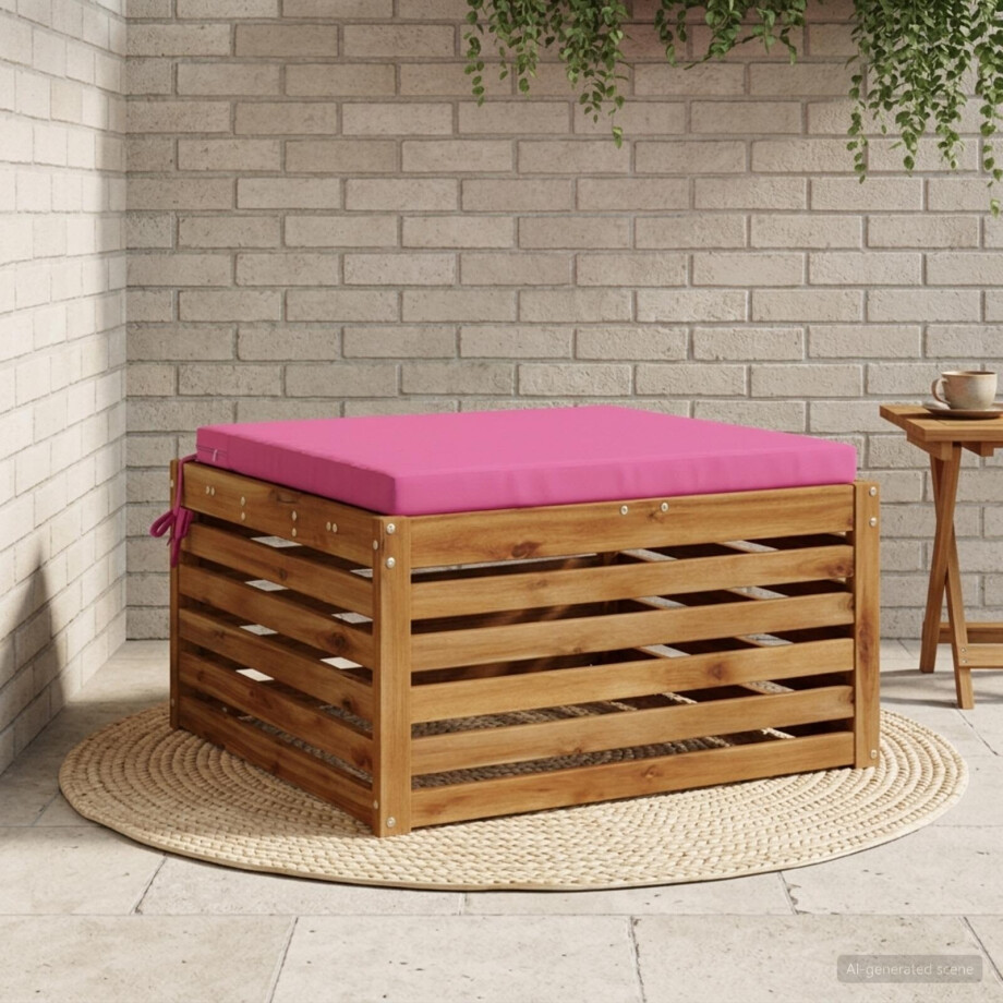 vidaXL 1-Piece Zitkussen SOEST 100% Polyester Roze 60 x 60 x 5 cm vidaXL 1-Piece Zitkussen SOEST 100% Polyester Roze 60 x 60 x 5 cm afbeelding 1