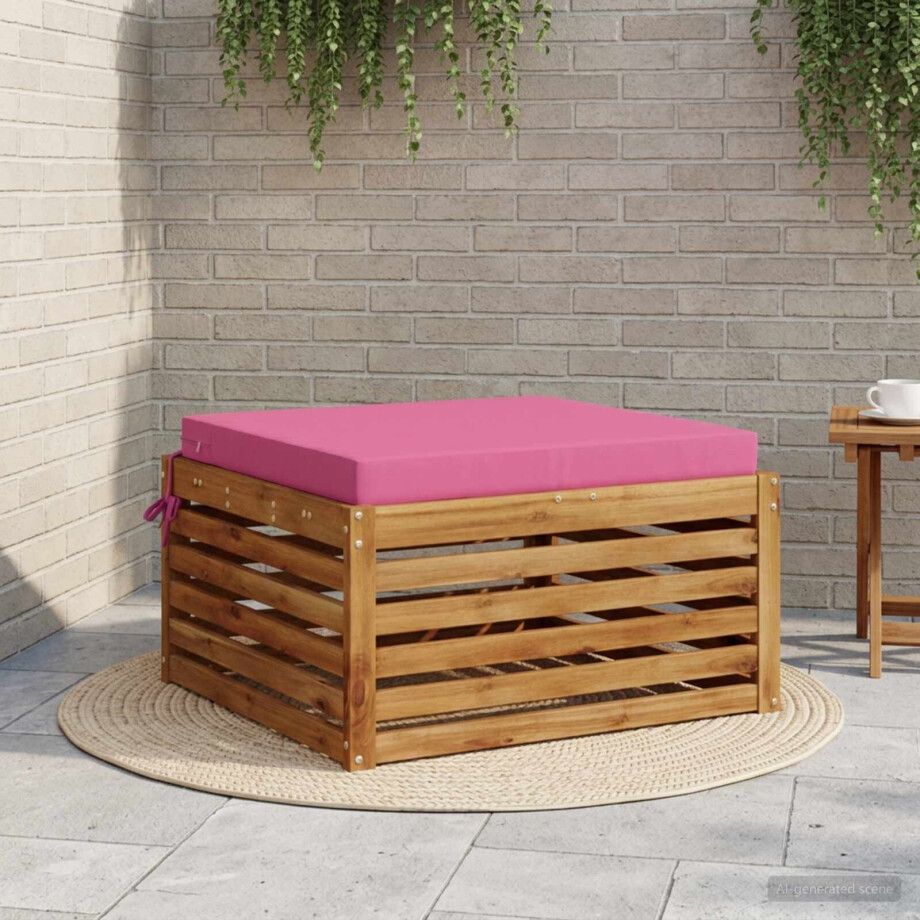 vidaXL 1-Piece Zitkussen SOEST 100% Polyester Roze 80 x 80 x 7 cm vidaXL 1-Piece Zitkussen SOEST 100% Polyester Roze 80 x 80 x 7 cm afbeelding 1