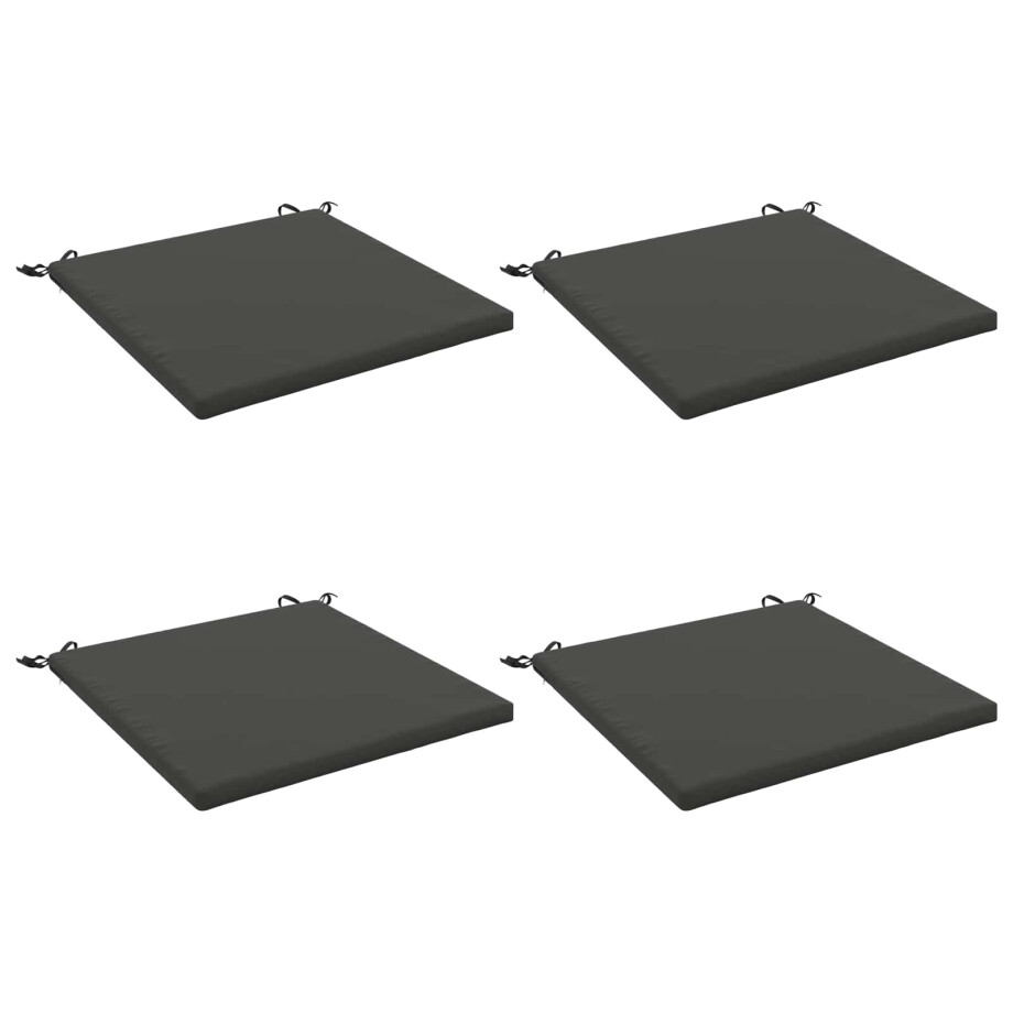 vidaXL 4-Piece Zitkussens SOEST 4 st 100% Polyester Antraciet vidaXL 4-Piece Zitkussens SOEST 4 st 100% Polyester Antraciet afbeelding 1