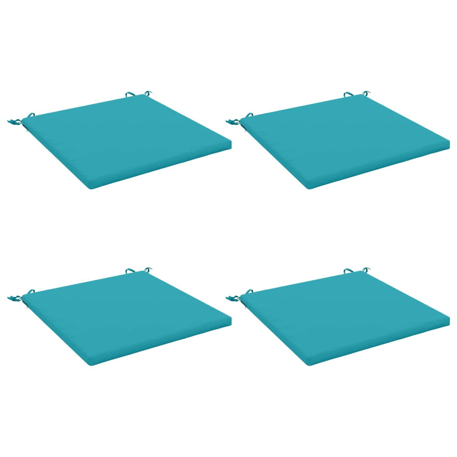 vidaXL 4-Piece Zitkussens SOEST 4 st 100% Polyester Turquoise vidaXL 4-Piece Zitkussens SOEST 4 st 100% Polyester Turquoise afbeelding 1