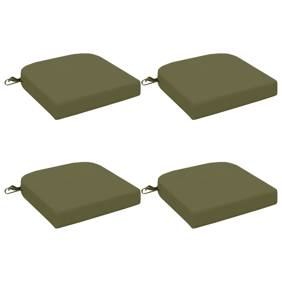 vidaXL 4-delige Zitkussens SOEST 4 pcs 100% Polyester Olijfgroen vidaXL 4-delige Zitkussens SOEST 4 pcs 100% Polyester Olijfgroen afbeelding 1