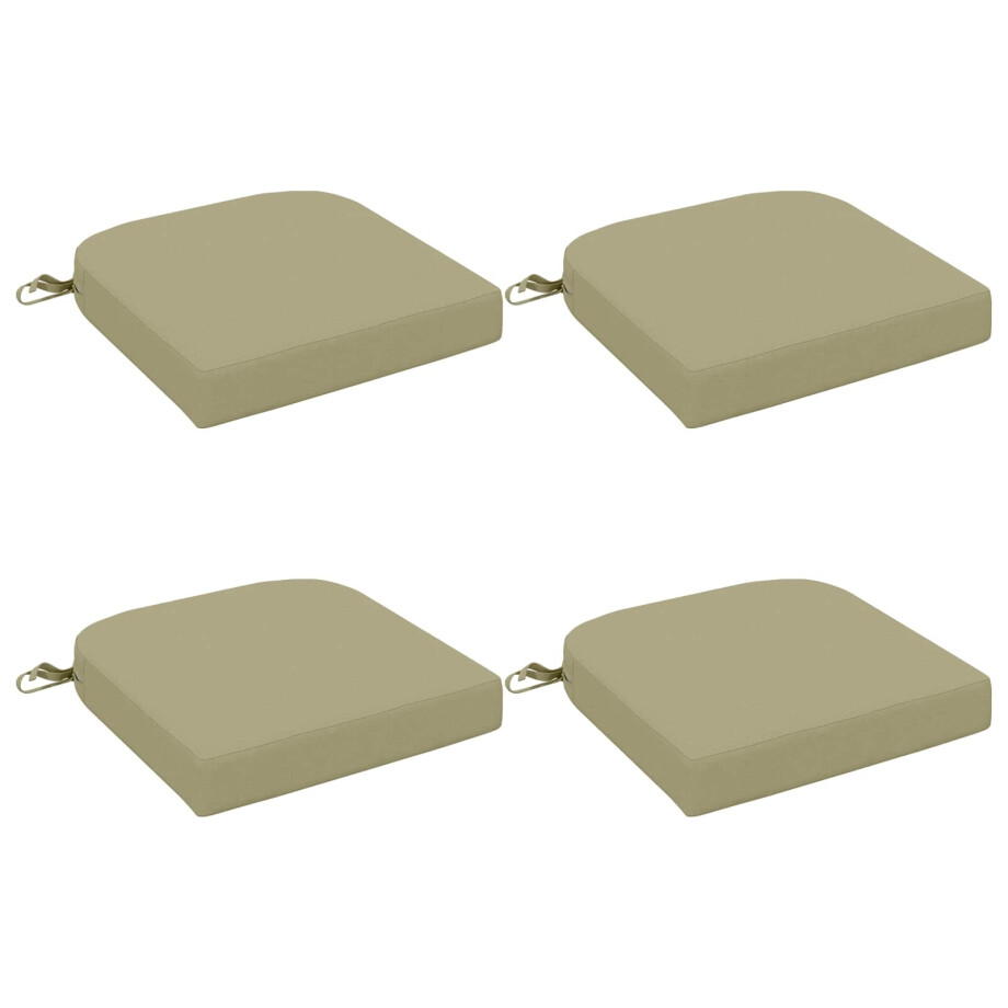 vidaXL 4-delige Zitkussens SOEST 4 pcs 100% Polyester Lichtgroen vidaXL 4-delige Zitkussens SOEST 4 pcs 100% Polyester Lichtgroen afbeelding 1