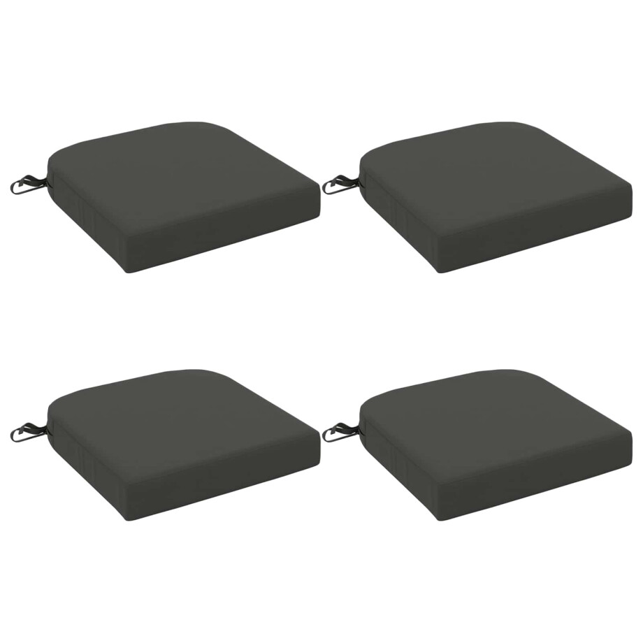 vidaXL 4-delige Zitkussens SOEST 4 pcs 100% Polyester Antraciet vidaXL 4-delige Zitkussens SOEST 4 pcs 100% Polyester Antraciet afbeelding 1
