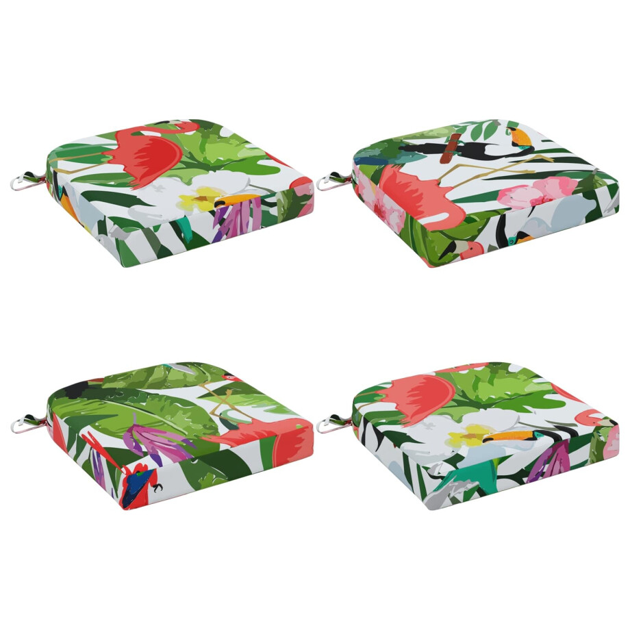 vidaXL 4-delige Zitkussens SOEST 4 pcs 100% Polyester Meerkleurig vidaXL 4-delige Zitkussens SOEST 4 pcs 100% Polyester Meerkleurig afbeelding 1