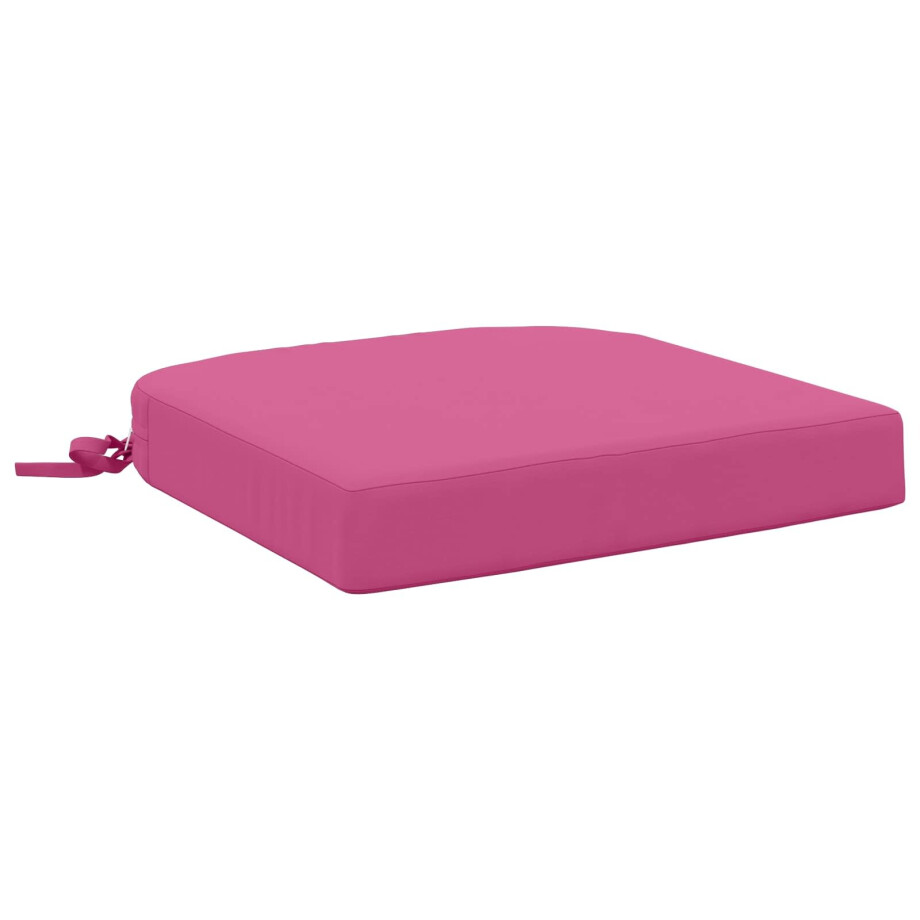 vidaXL 1-delig Zitkussen SOEST 100% Polyester Roze 40 x 40 x 7 cm vidaXL 1-delig Zitkussen SOEST 100% Polyester Roze 40 x 40 x 7 cm afbeelding 1