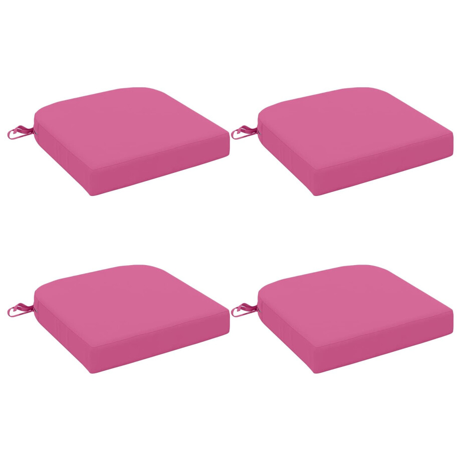 vidaXL 4-delige Zitkussens SOEST 4 pcs 100% Polyester Roze vidaXL 4-delige Zitkussens SOEST 4 pcs 100% Polyester Roze afbeelding 1