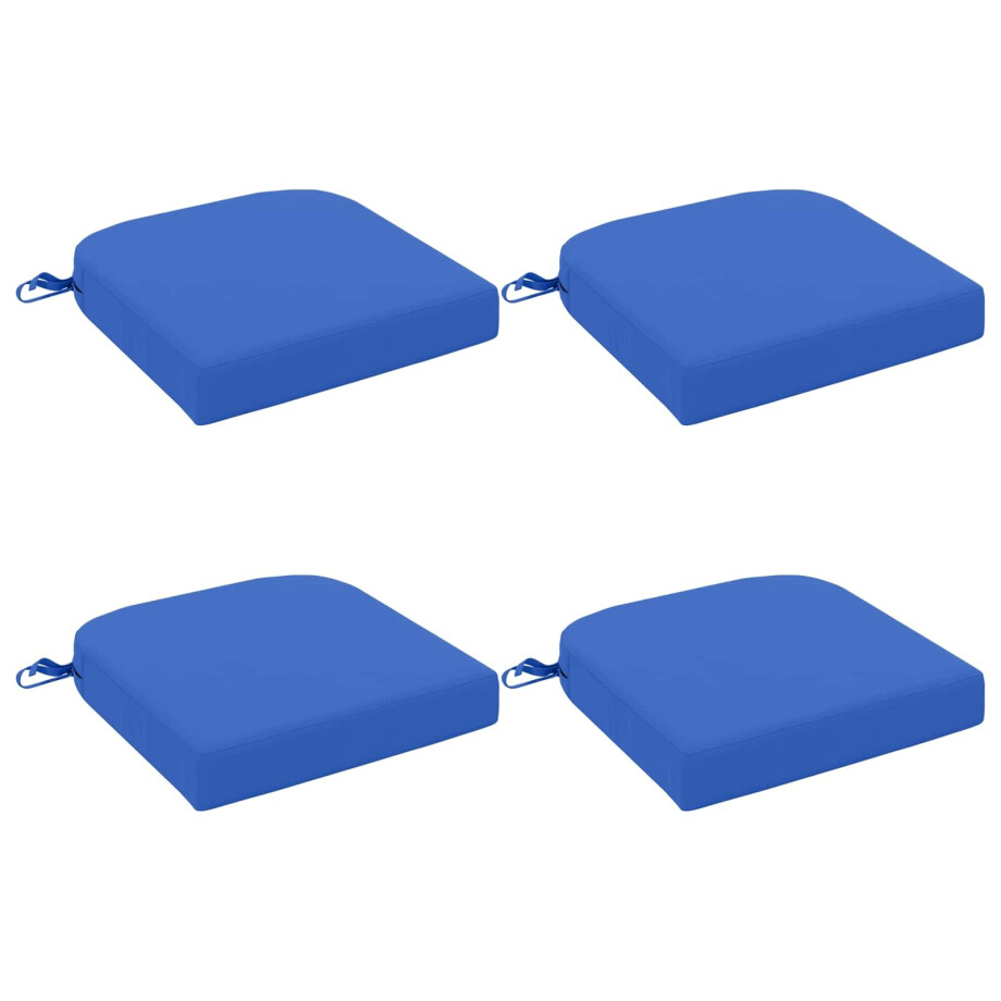 vidaXL 4-delige Zitkussens SOEST 4 pcs 100% Polyester Koninklijk Blauw vidaXL 4-delige Zitkussens SOEST 4 pcs 100% Polyester Koninklijk Blauw afbeelding 1