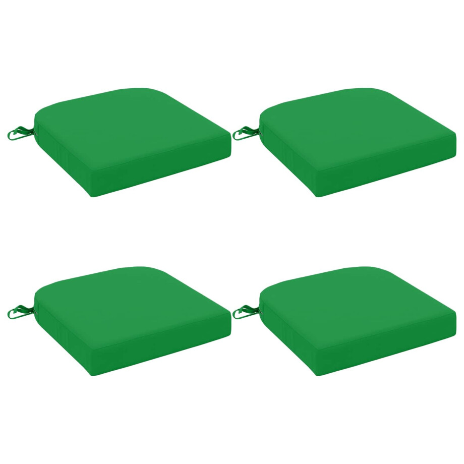 vidaXL 4-delige Zitkussens SOEST 4 pcs 100% Polyester Groen vidaXL 4-delige Zitkussens SOEST 4 pcs 100% Polyester Groen afbeelding 1