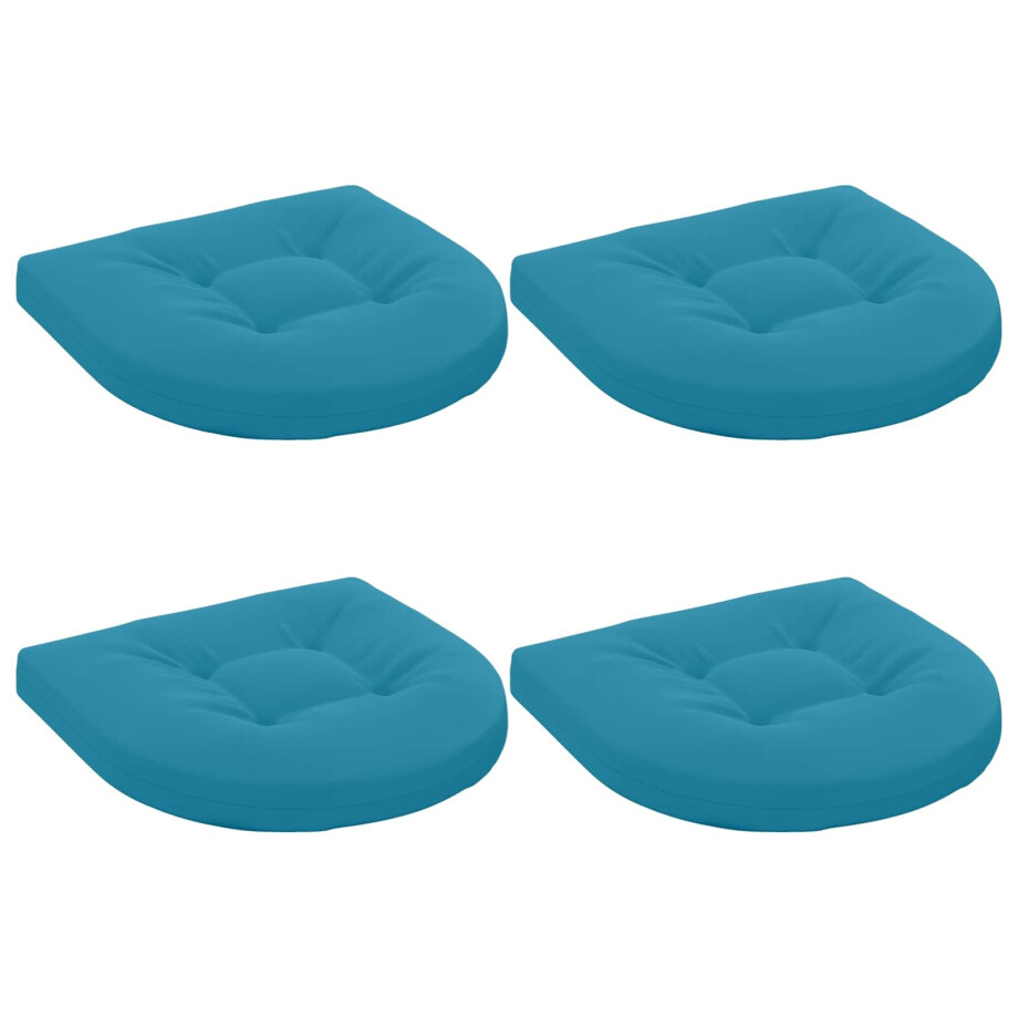 vidaXL 4-Piece Zitkussens 4 st 100% Polyester Lichtblauw vidaXL 4-Piece Zitkussens 4 st 100% Polyester Lichtblauw afbeelding 1