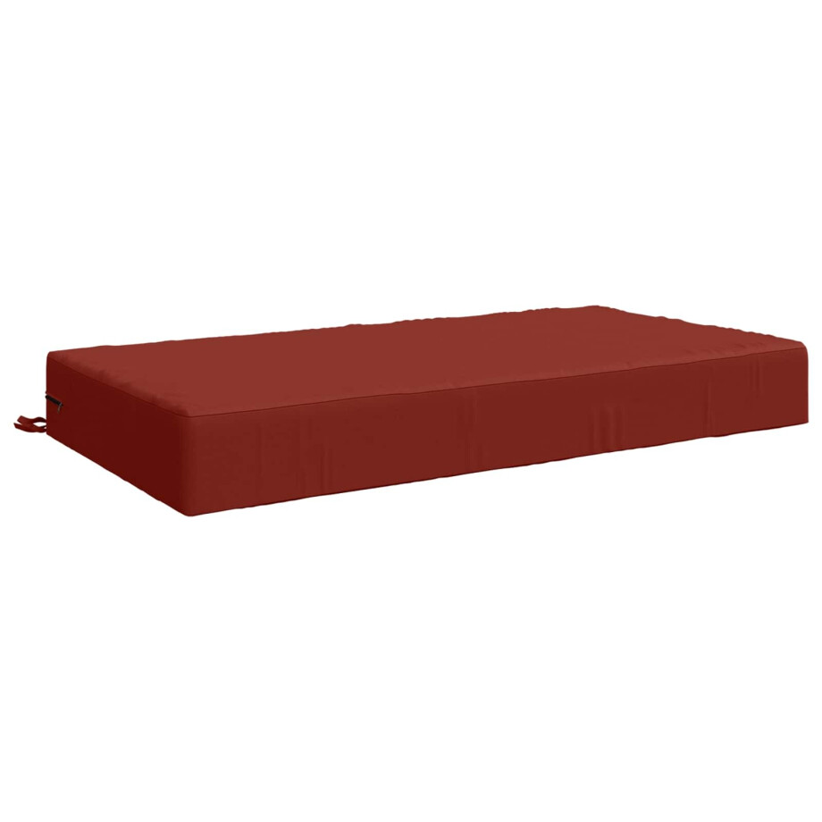 vidaXL Zitkussen SOEST 100% Polyester Rood 120 x 60 x 15 cm vidaXL Zitkussen SOEST 100% Polyester Rood 120 x 60 x 15 cm afbeelding 1