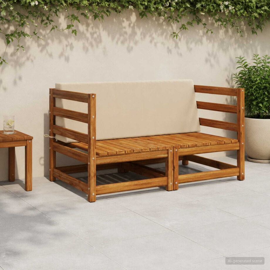 vidaXL Rugkussen SOEST 100% Polyester Beige 120 x 20 x 40 cm vidaXL Rugkussen SOEST 100% Polyester Beige 120 x 20 x 40 cm afbeelding 1