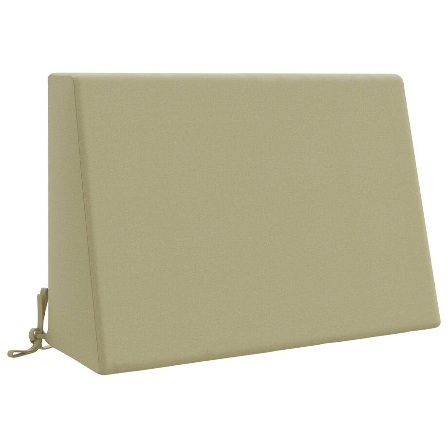 vidaXL Rugkussen SOEST 100% Polyester Lichtgroen 60 x 20 x 40 cm afbeelding 1