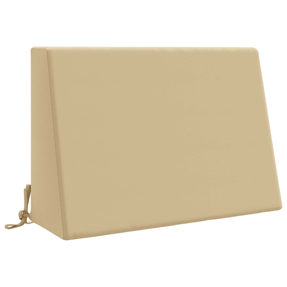 vidaXL Rugkussen SOEST 100% Polyester Beige 60 x 20 x 40 cm vidaXL Rugkussen SOEST 100% Polyester Beige 60 x 20 x 40 cm afbeelding 1