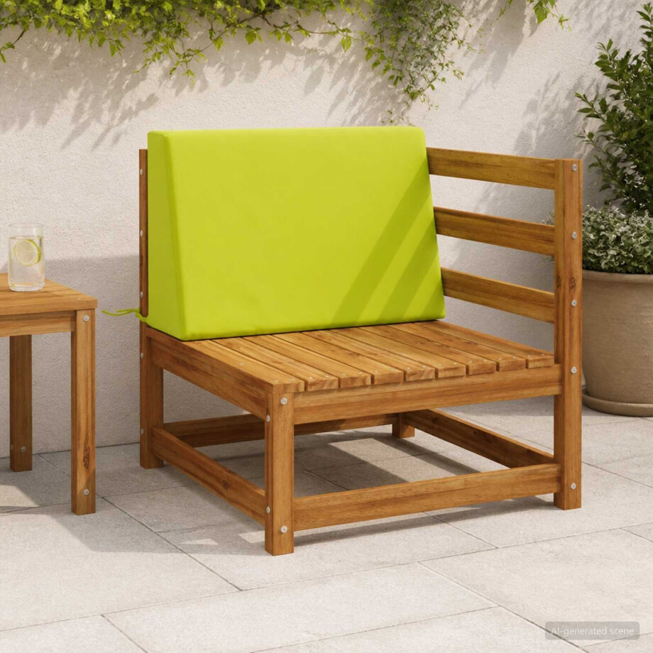 vidaXL Rugkussen SOEST 100% Polyester Heldergroen 60 x 20 x 40 cm vidaXL Rugkussen SOEST 100% Polyester Heldergroen 60 x 20 x 40 cm afbeelding 1