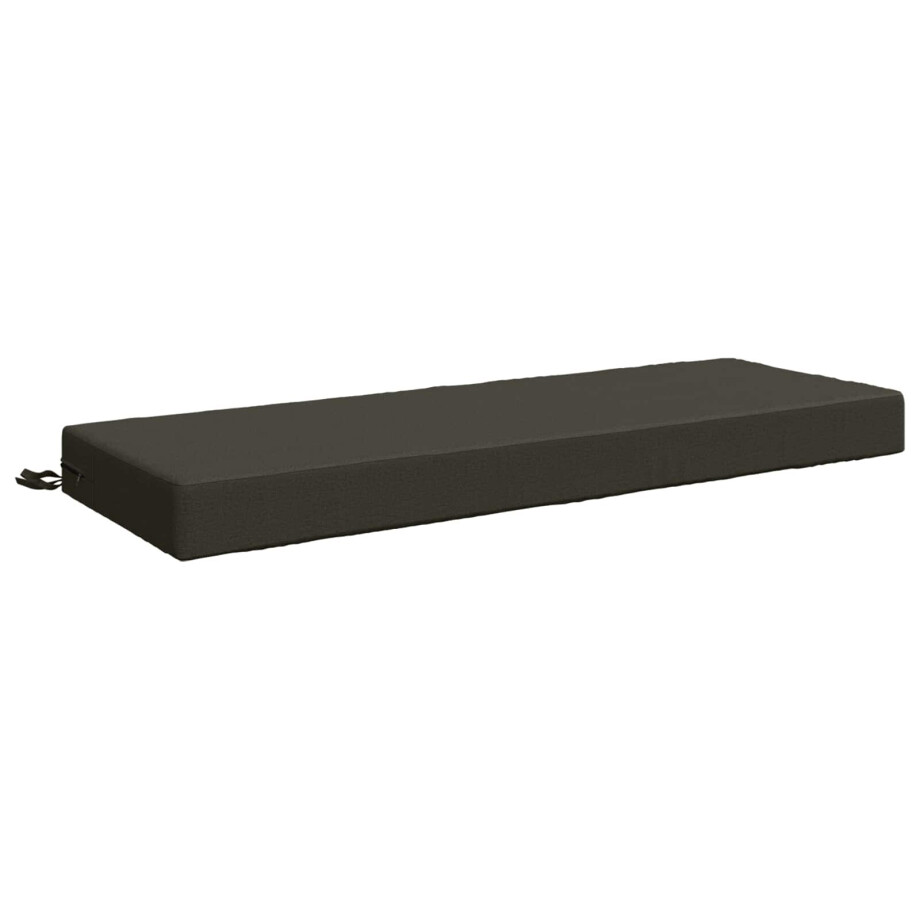 vidaXL Zitkussen SOEST 100% Polyester Antraciet 120 x 40 x 10 cm vidaXL Zitkussen SOEST 100% Polyester Antraciet 120 x 40 x 10 cm afbeelding 1