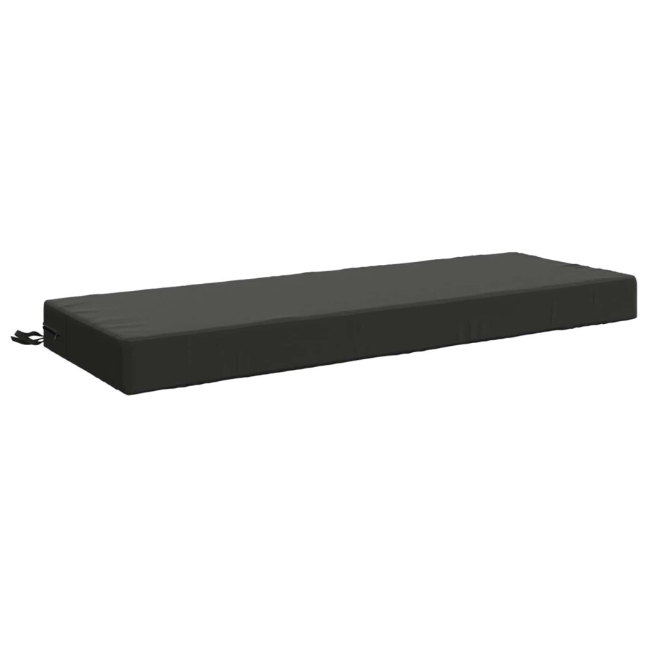vidaXL Zitkussen SOEST 100% Polyester Antraciet 120 x 40 x 10 cm vidaXL Zitkussen SOEST 100% Polyester Antraciet 120 x 40 x 10 cm afbeelding 1
