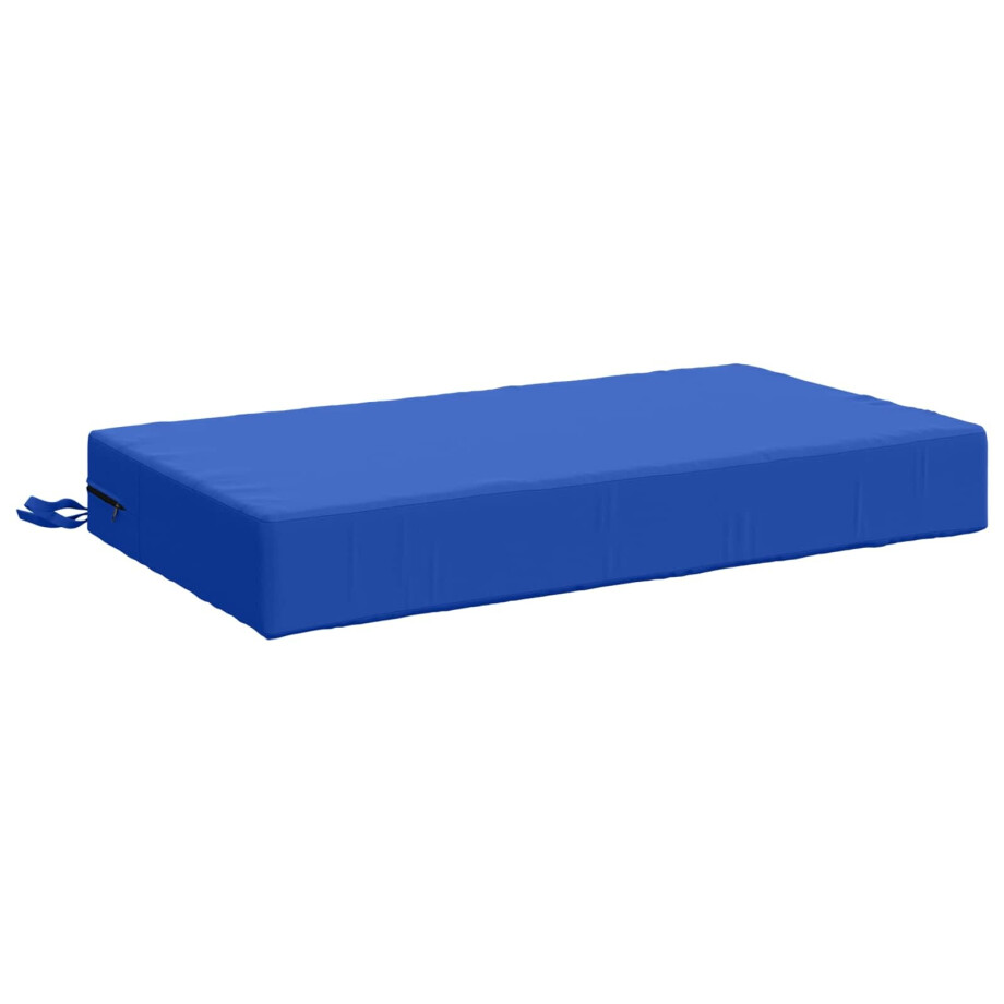vidaXL Zitkussen SOEST 100% Polyester Koninklijk Blauw 70 x 40 x 10 cm afbeelding 1