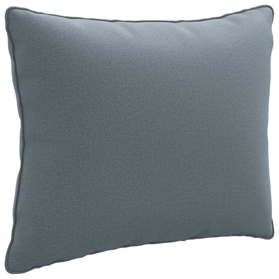 vidaXL 1-Delig Rugkussen PUTTEN 100% Polyester Blauw 50 x 40 x 15 cm afbeelding 1