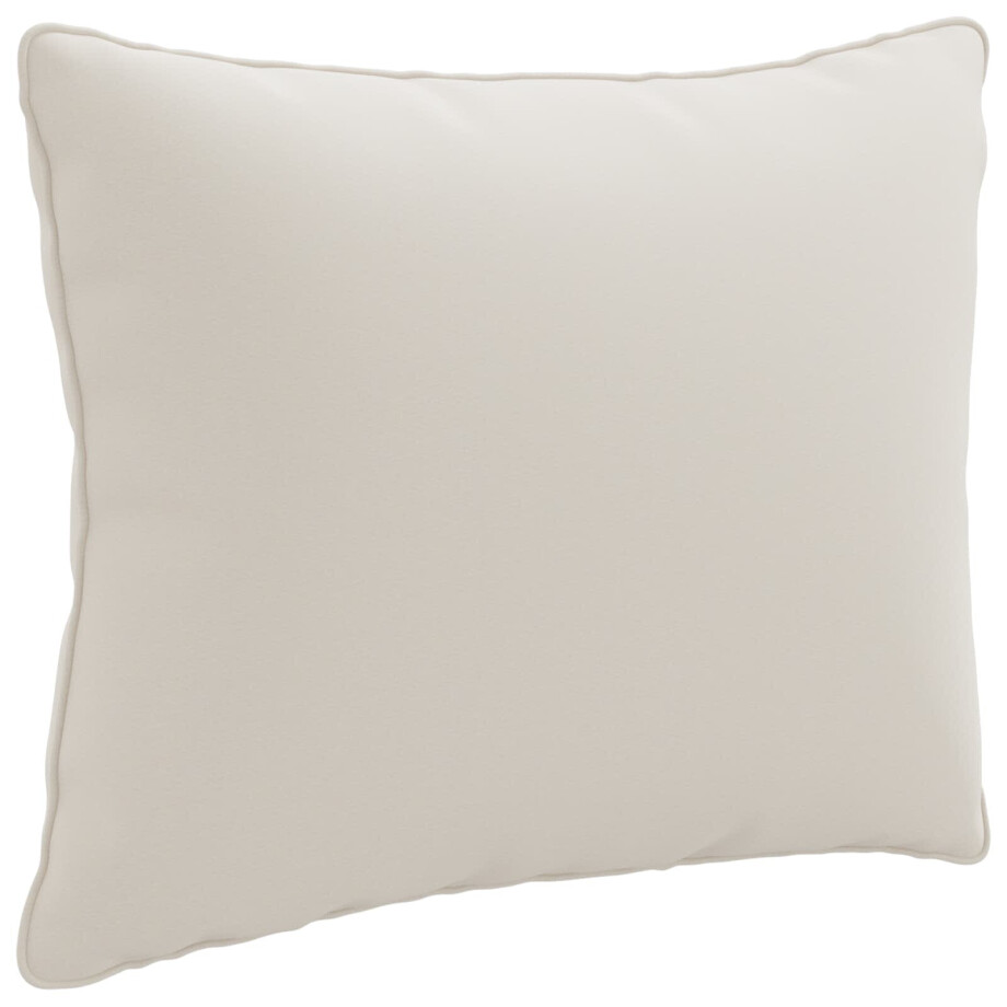 vidaXL 1-Delig Rugkussen PUTTEN 100% Polyester Wit 60 x 40 x 15 cm vidaXL 1-Delig Rugkussen PUTTEN 100% Polyester Wit 60 x 40 x 15 cm afbeelding 1