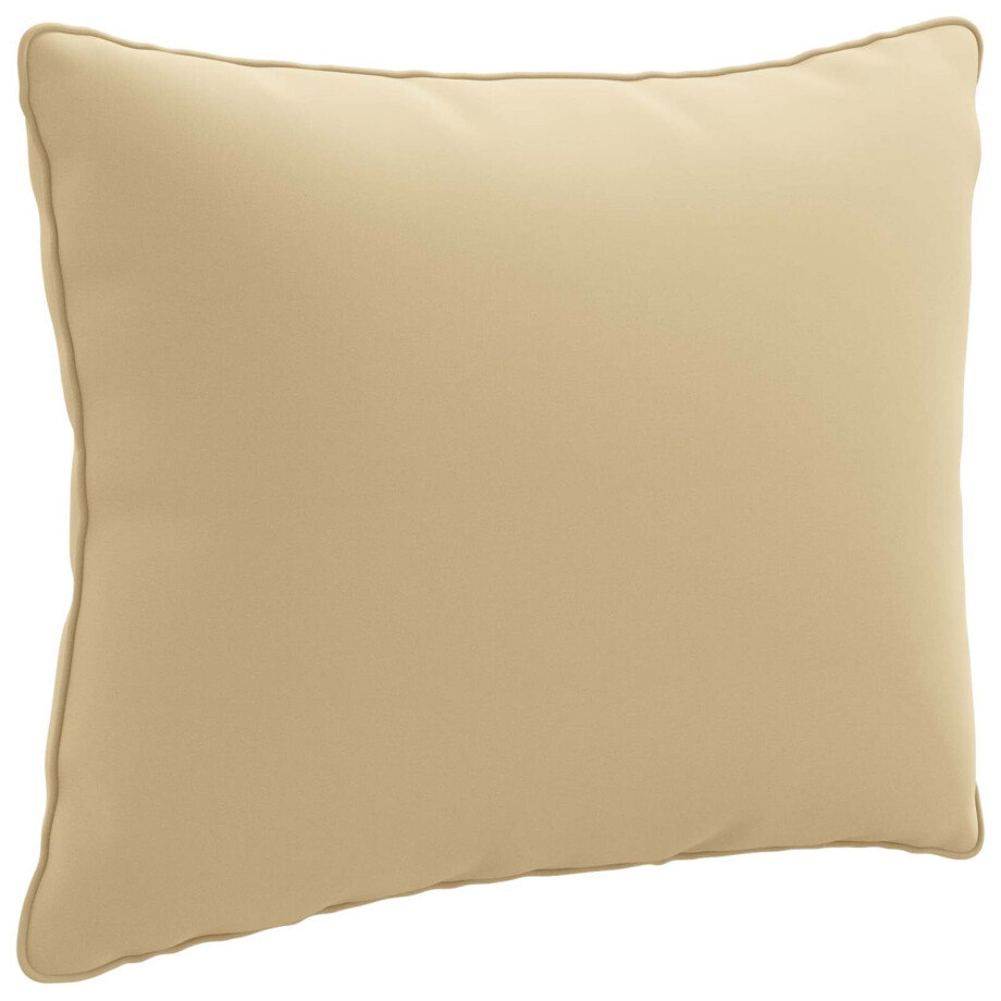 vidaXL 1-Delig Rugkussen PUTTEN 100% Polyester Beige 60 x 40 x 15 cm vidaXL 1-Delig Rugkussen PUTTEN 100% Polyester Beige 60 x 40 x 15 cm afbeelding 1